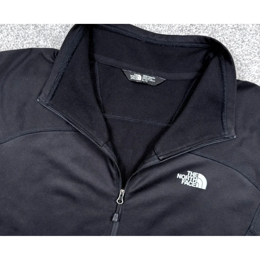 The North Face Mens XL Black 1/4 Zip Fleece Pullover Hiking NF00CP4A
